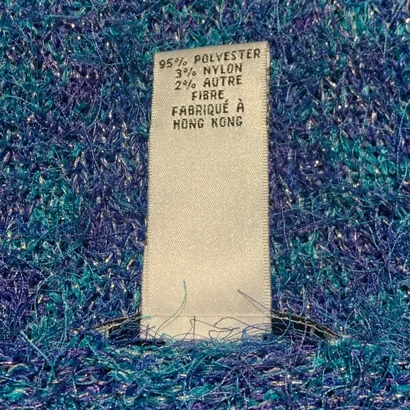 Fuzzy Cozy Multi-Colored Sweater - Picture 7 of 12